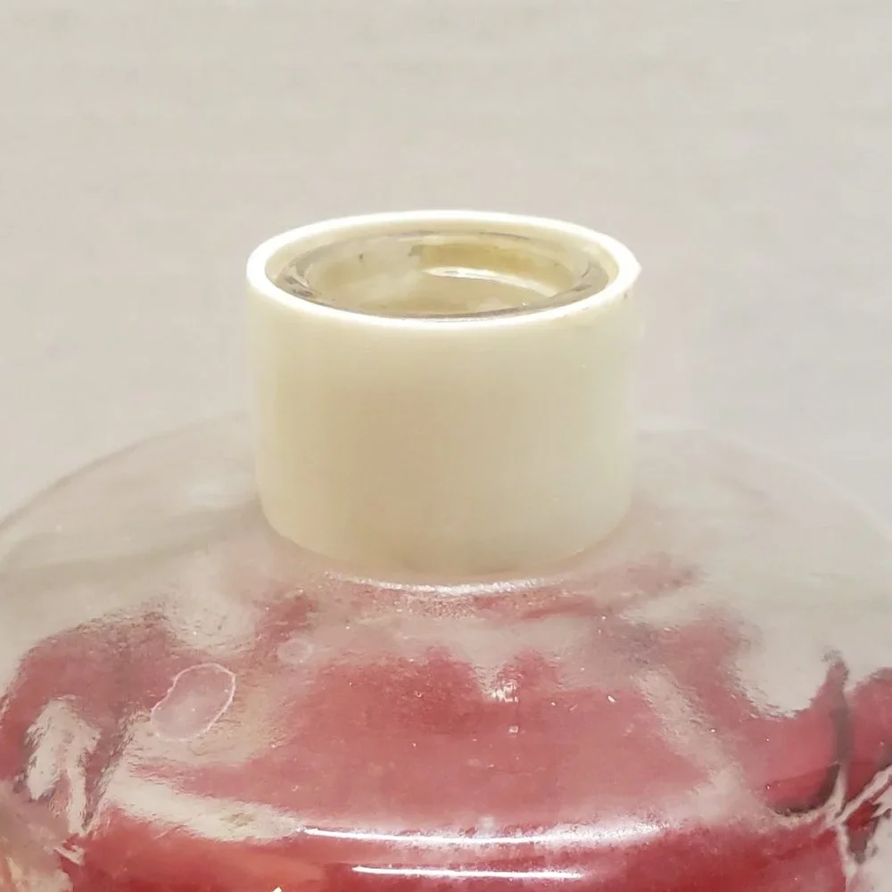 Vintage Starlyte Red & Gold Hand Painted Jar Art Deco Decor